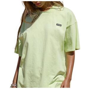 Joah Brown oversized crew t-shirt In Melon French Terry Sz S/M